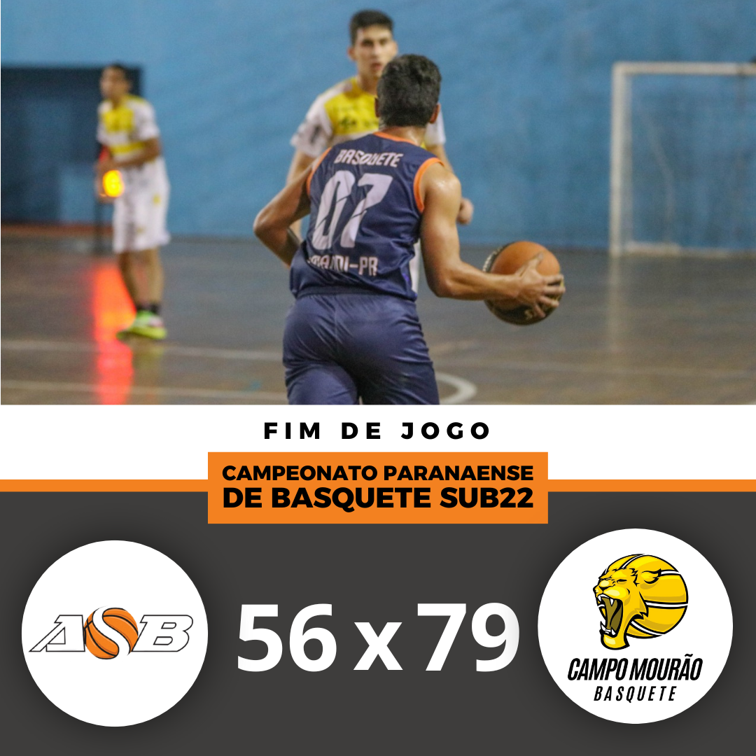 Equipe masculino de Basquetebol disputa 2ª rodada do Campeonato Paranaense Sub-22